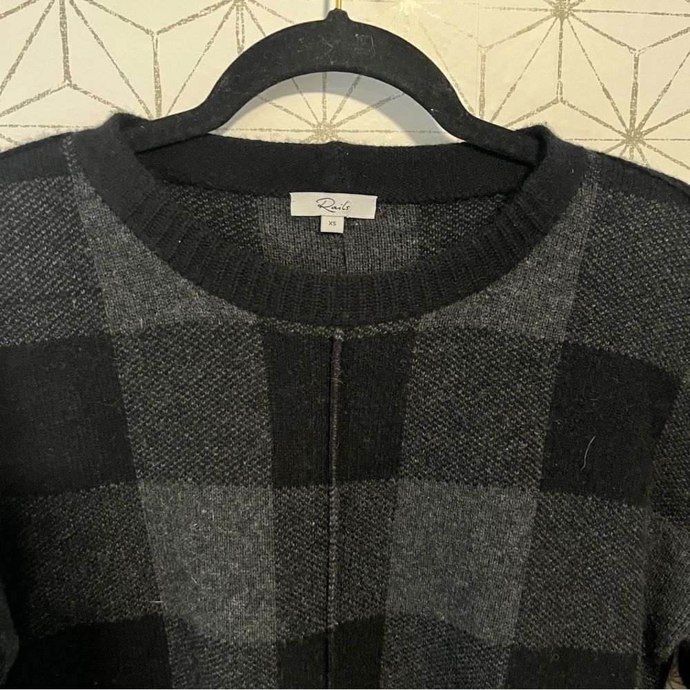 Rails Juno Sweater Black Charcoal - image 2